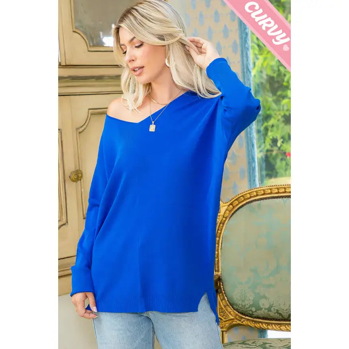 Plus Size Knit Top/Sweater