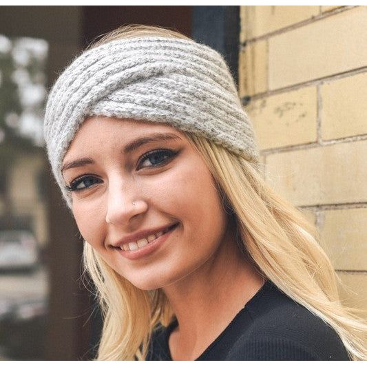Cross Over Knit Headband