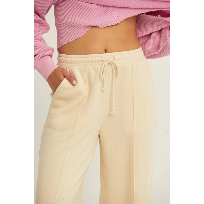 HIGH-WAIST Drawstring Pants