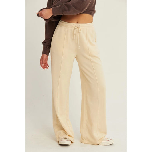 HIGH-WAIST Drawstring Pants