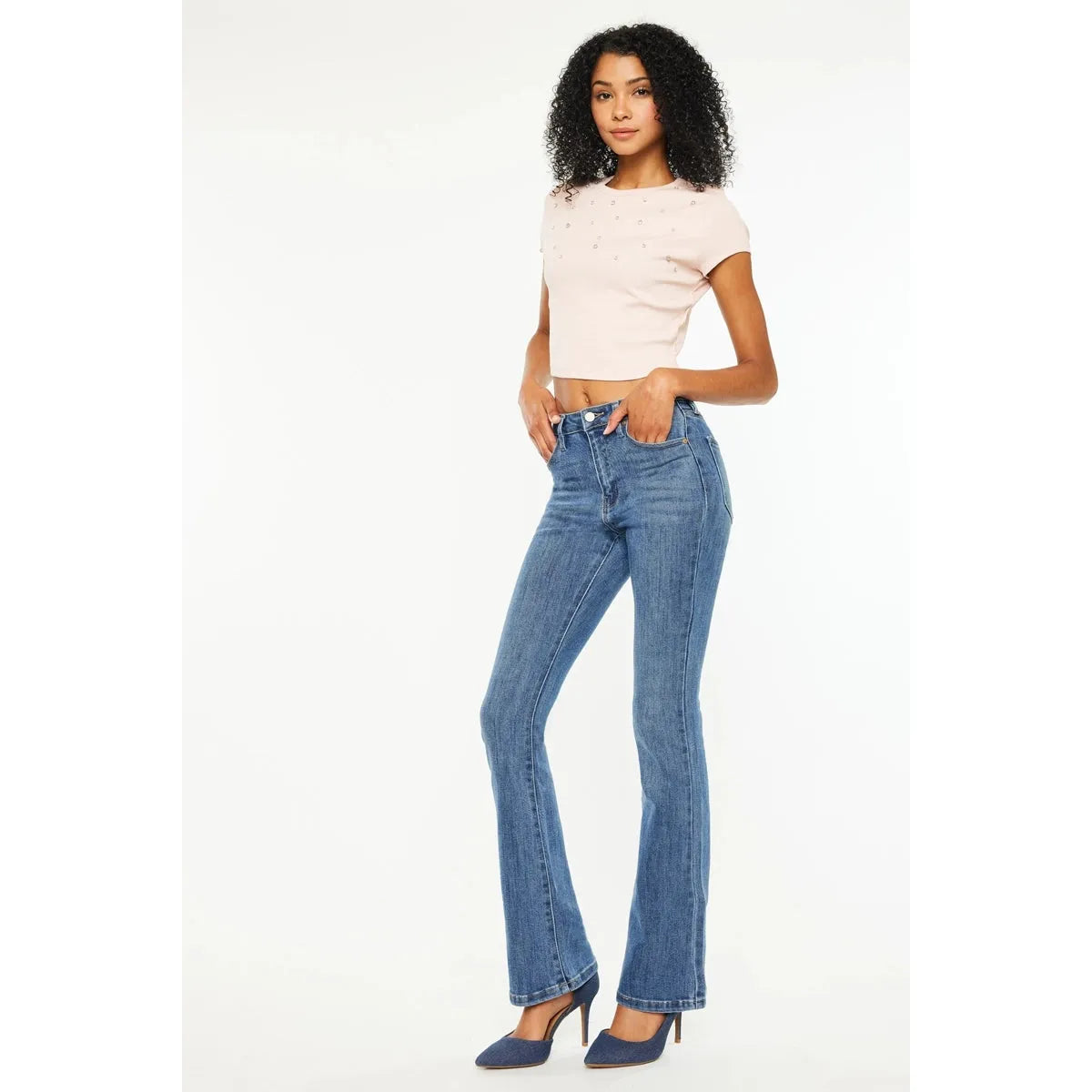 High Rise Bootcut jeans