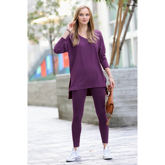 Brushed Microfiber Loungewear Set