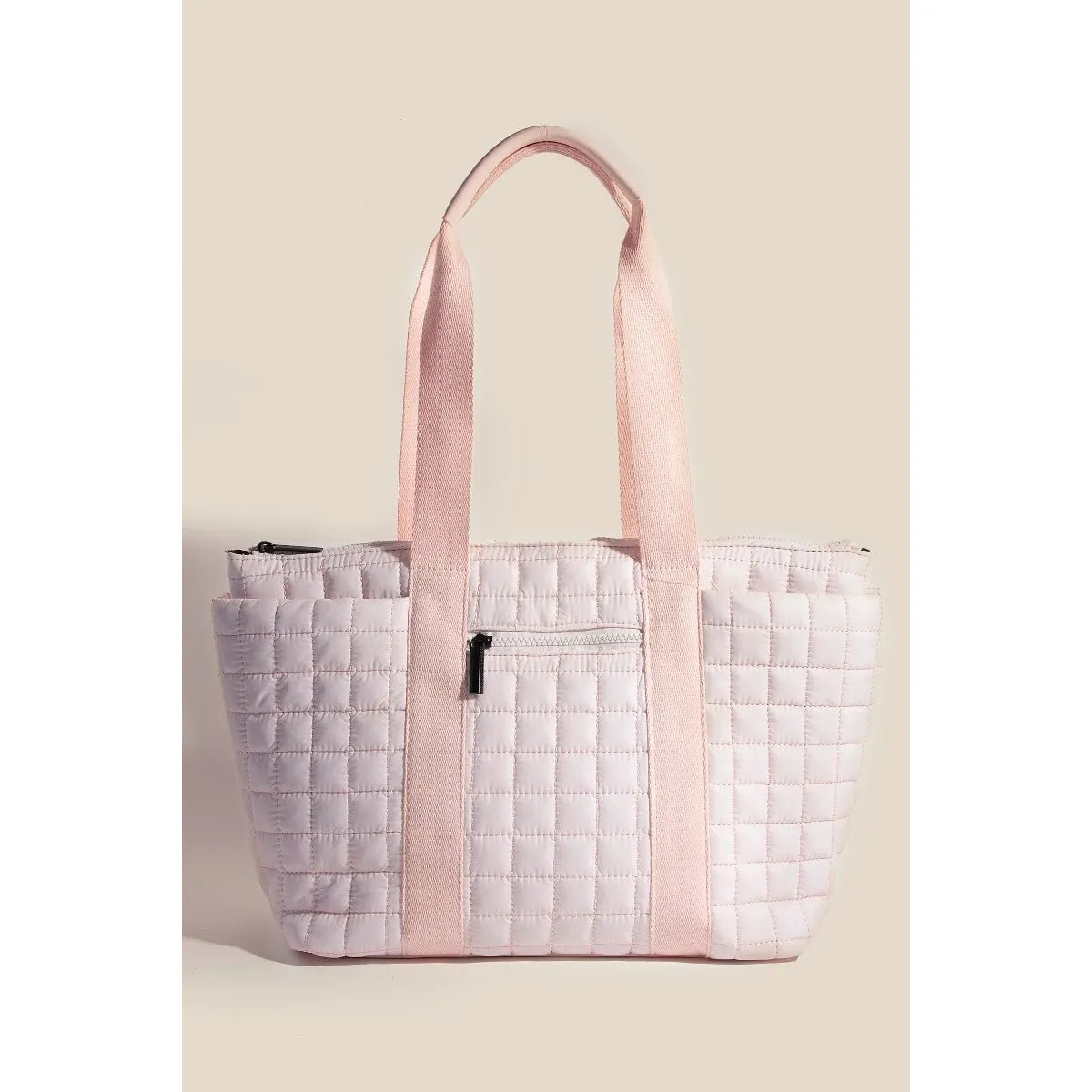 Quilted Nylon Tote Bag