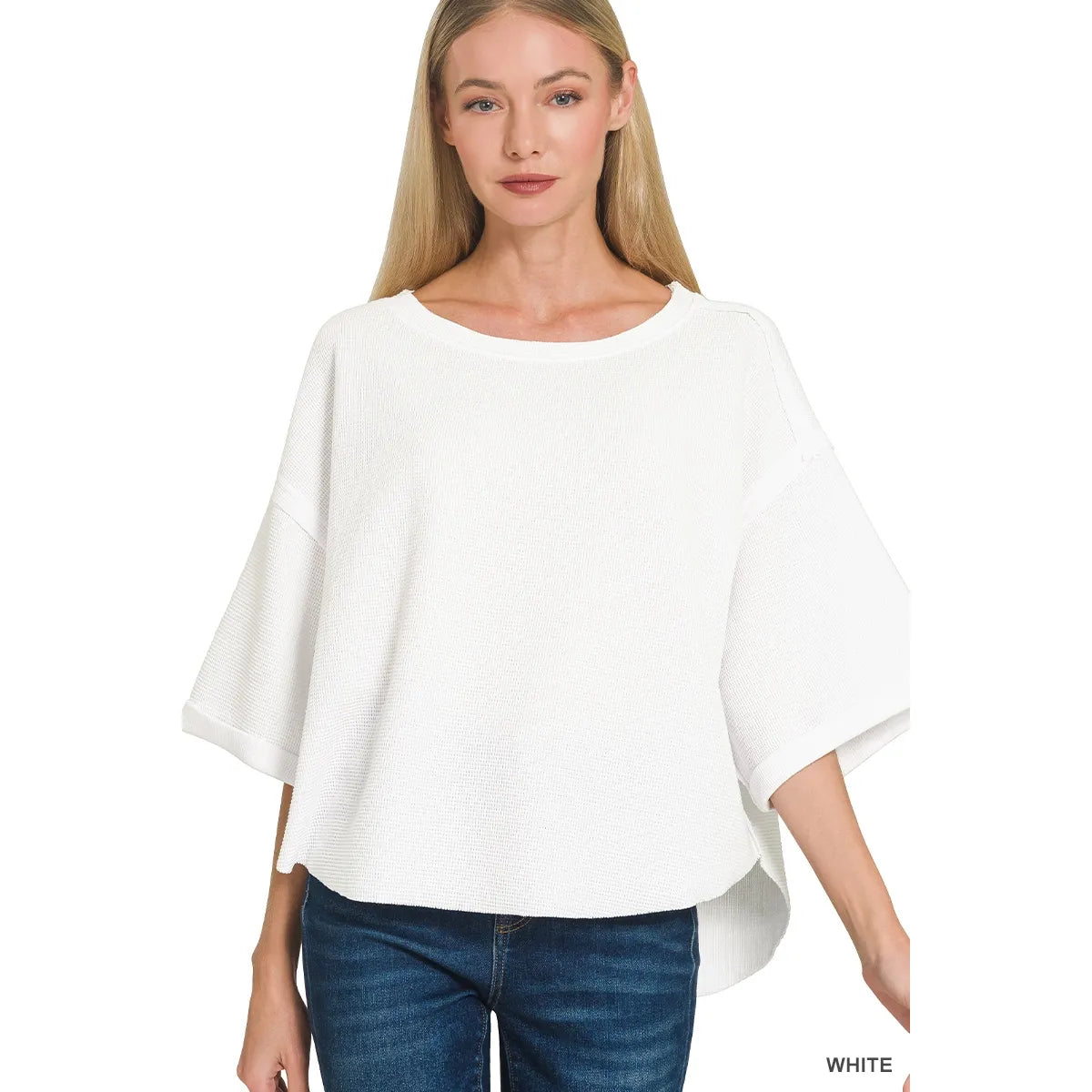 Double Knit Exposed Seam Top