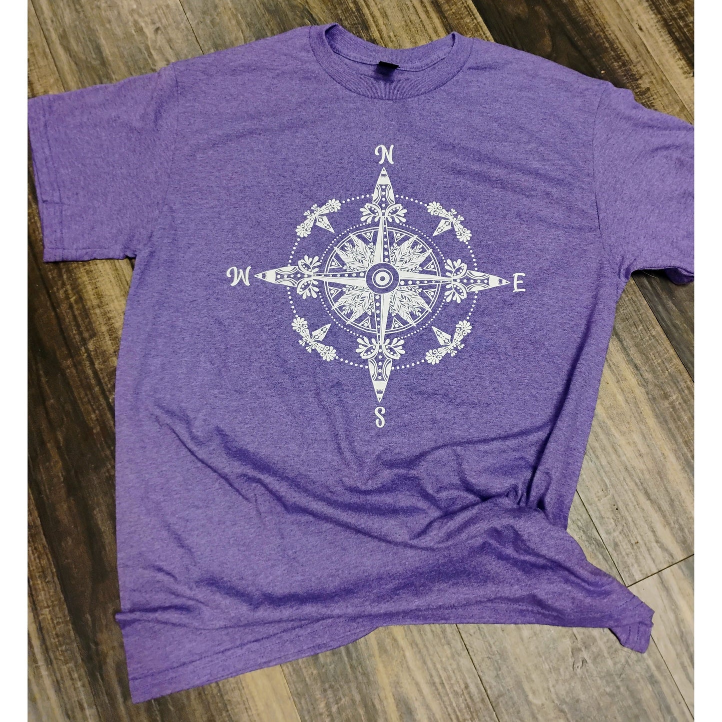 Graphic Tee Tribal Compass Design