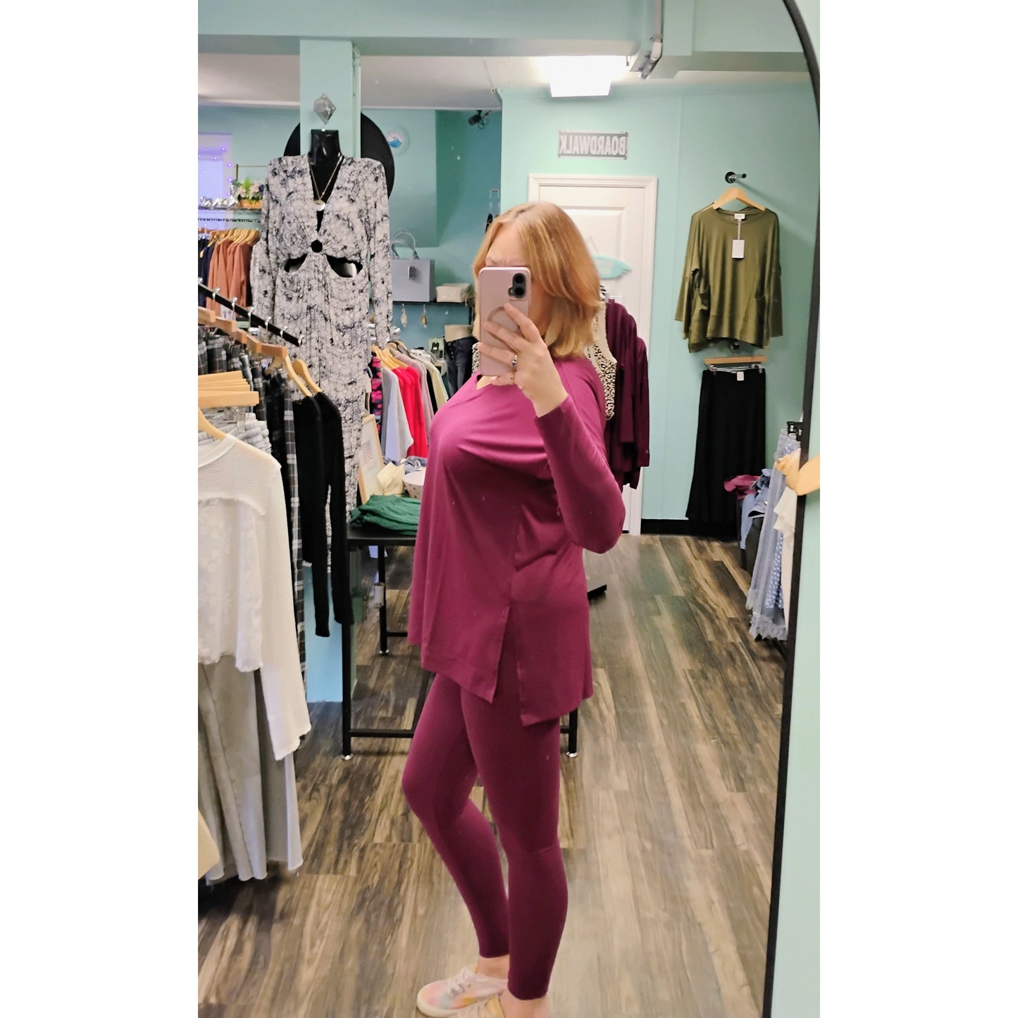 Brushed Microfiber Loungewear Set