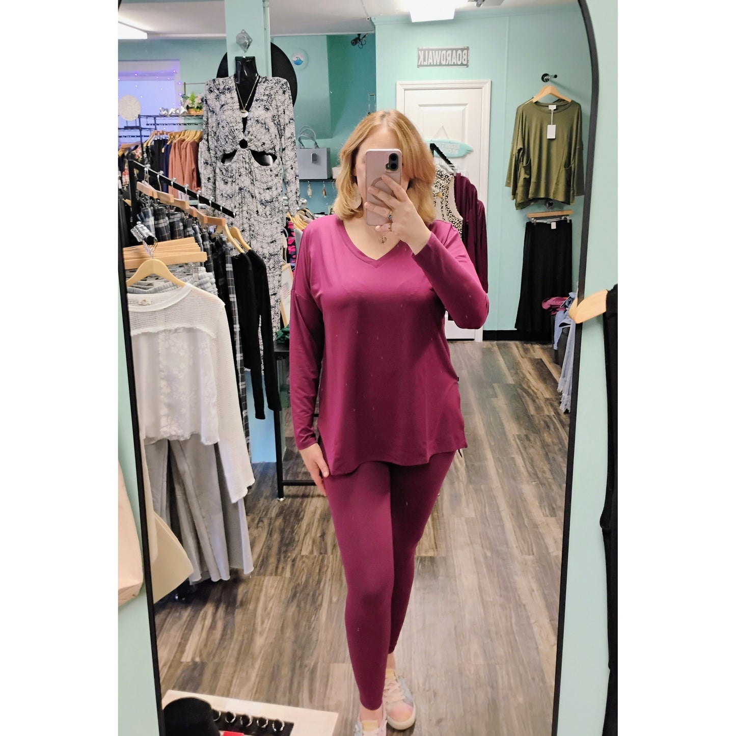 Brushed Microfiber Loungewear Set