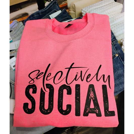 Selectively Social Sweatshirt