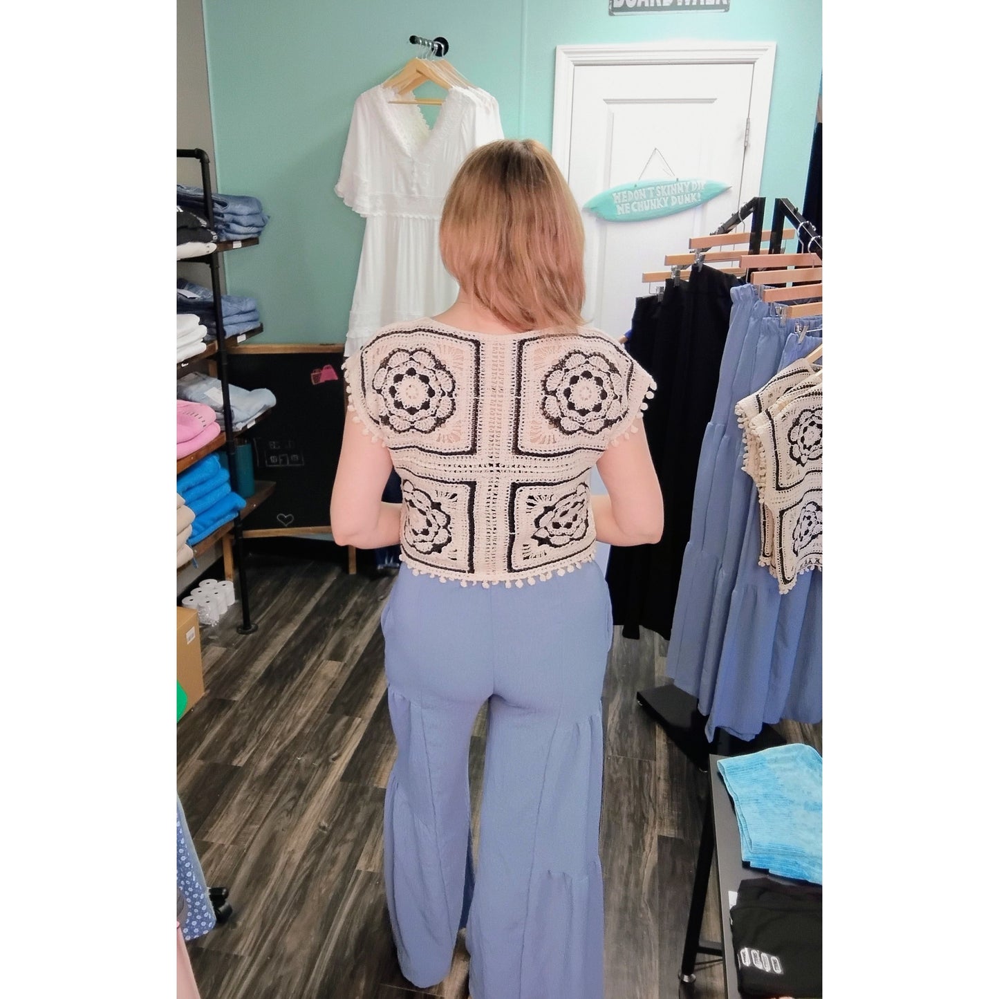 Flowy Wide Leg Solid Pants