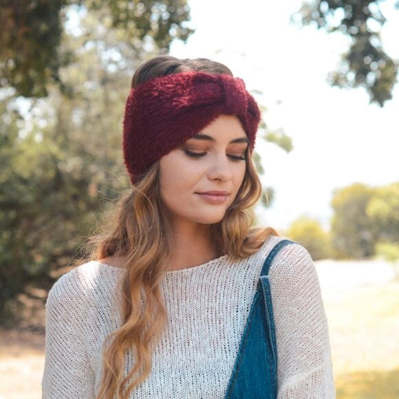 Trendy Mohair Bow Headband