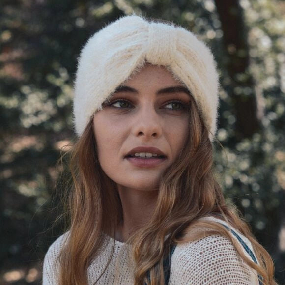 Trendy Mohair Bow Headband