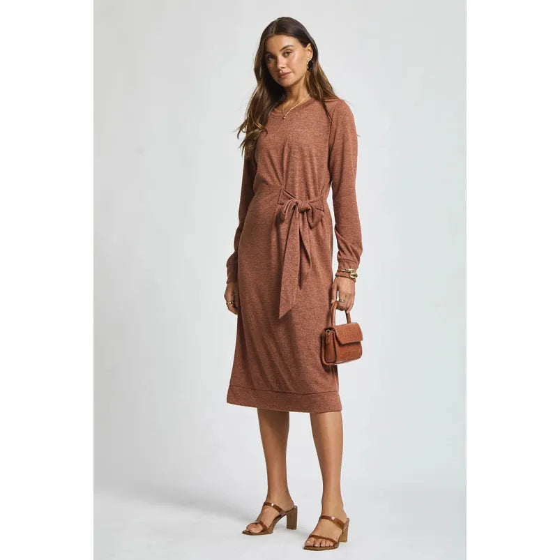 Hacci Knit Tunic Dress (S-3XL)