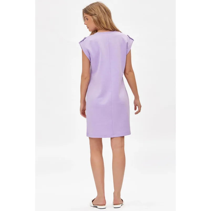 Cap Sleeve Scuba Modal A-Line Dress (S-3XL)