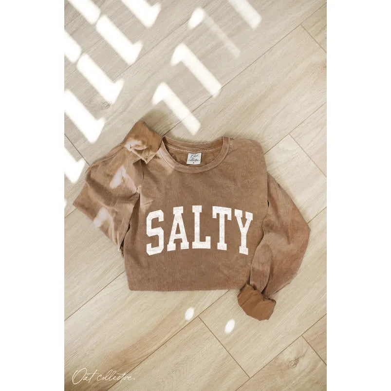 Salty Mineral Washed Long Sleeve Graphic