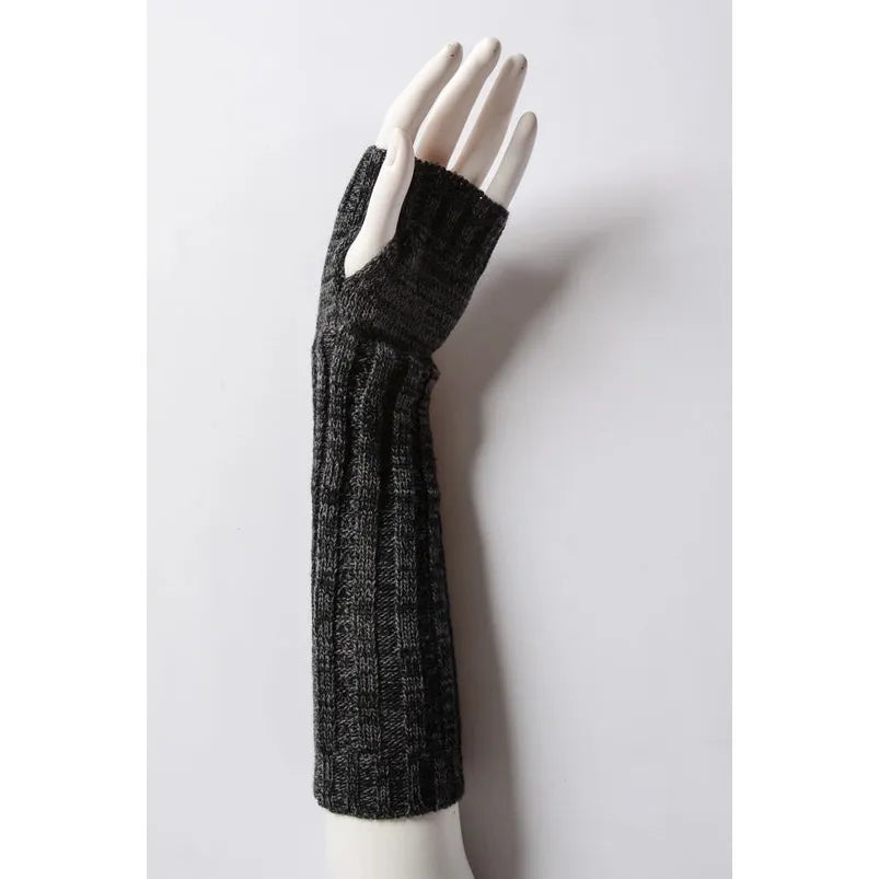 Ribbed Arm Warmers - Texting Gloves