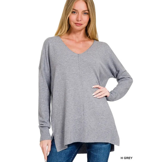 Viscose Front Seam Sweater
