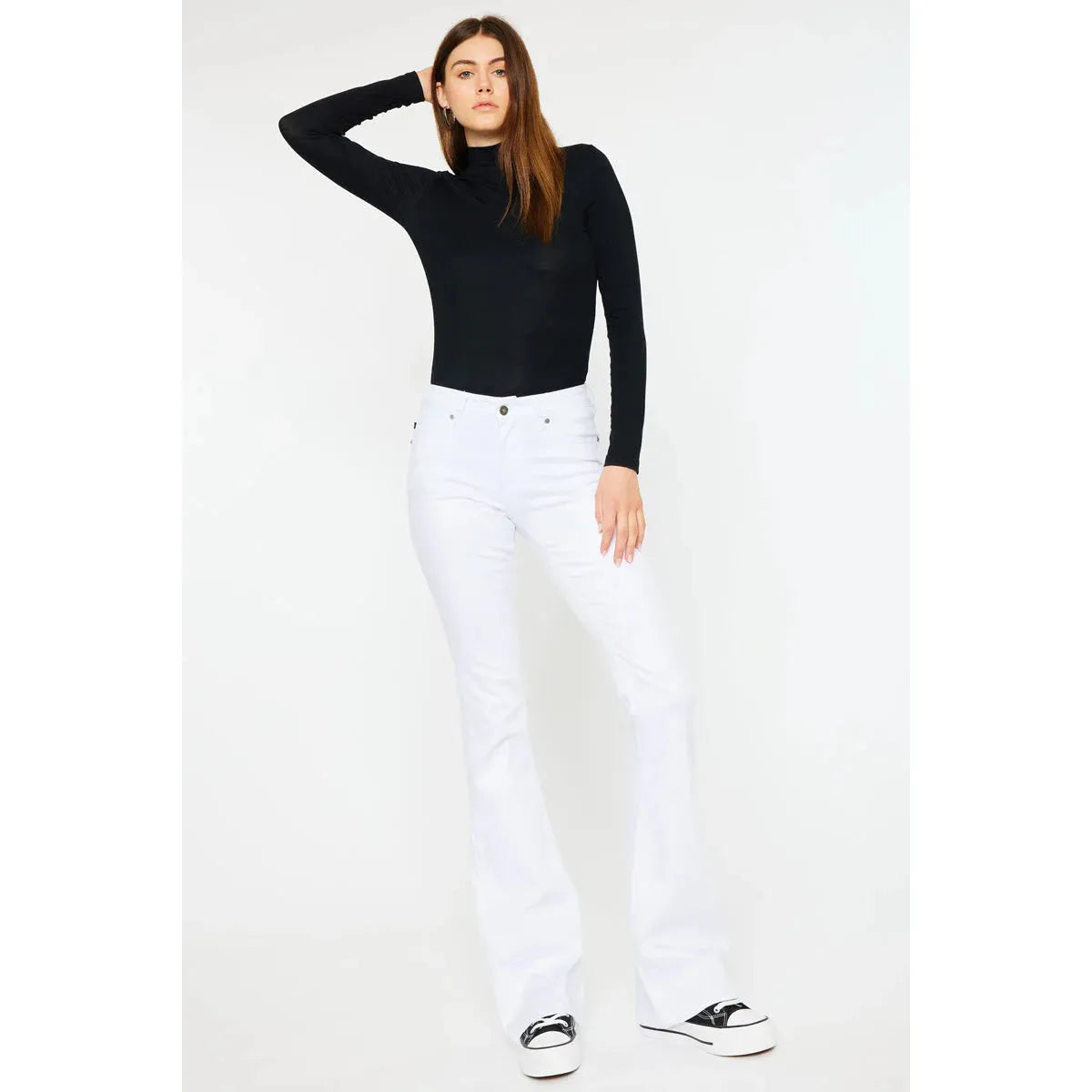 Kancan - Alaska Mid Rise Flare Jeans