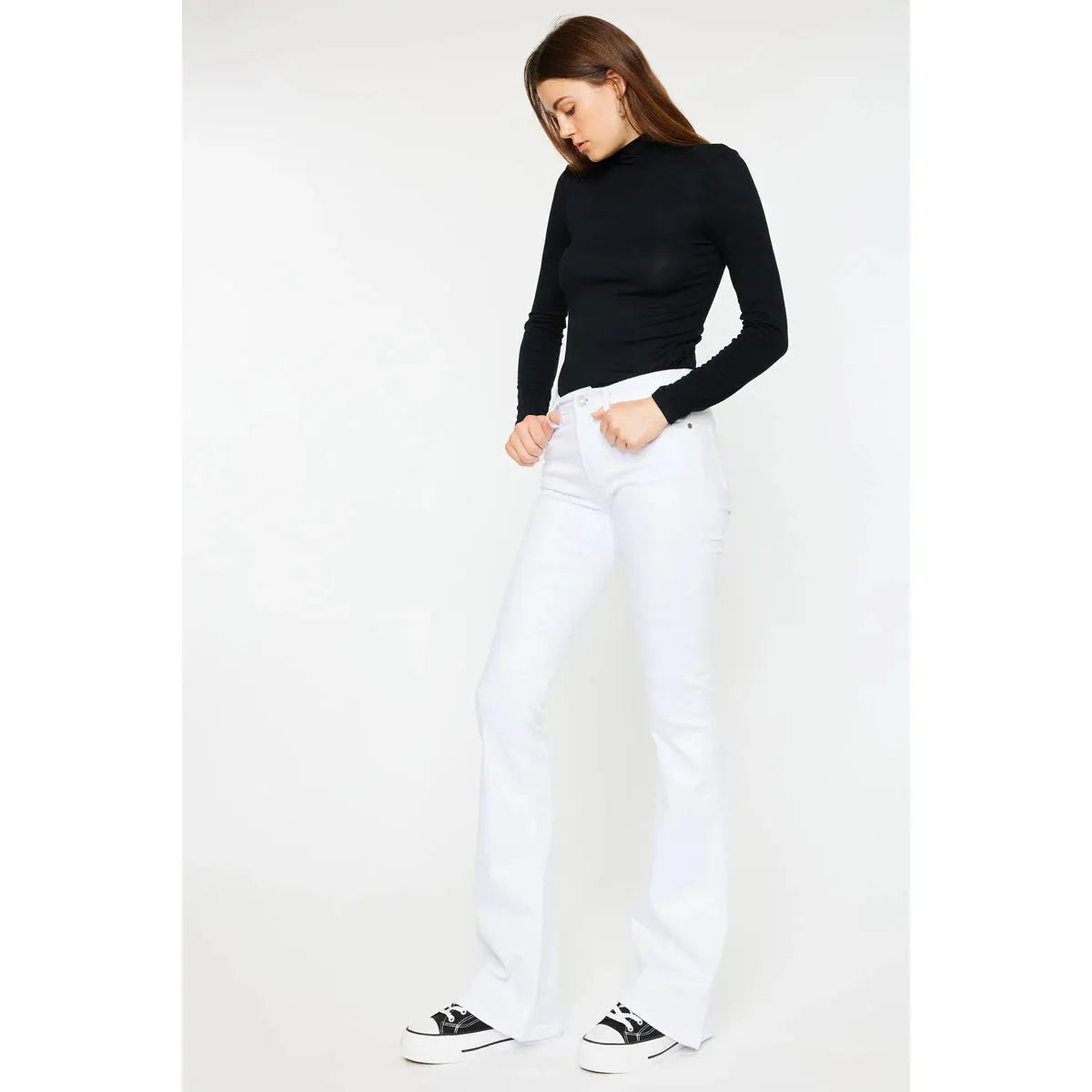 Kancan - Alaska Mid Rise Flare Jeans