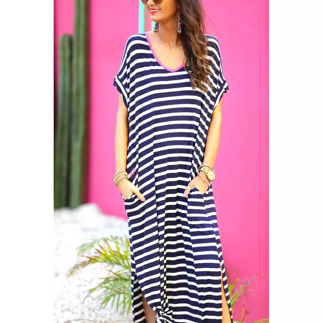 Madalyn Striped Maxi Dress