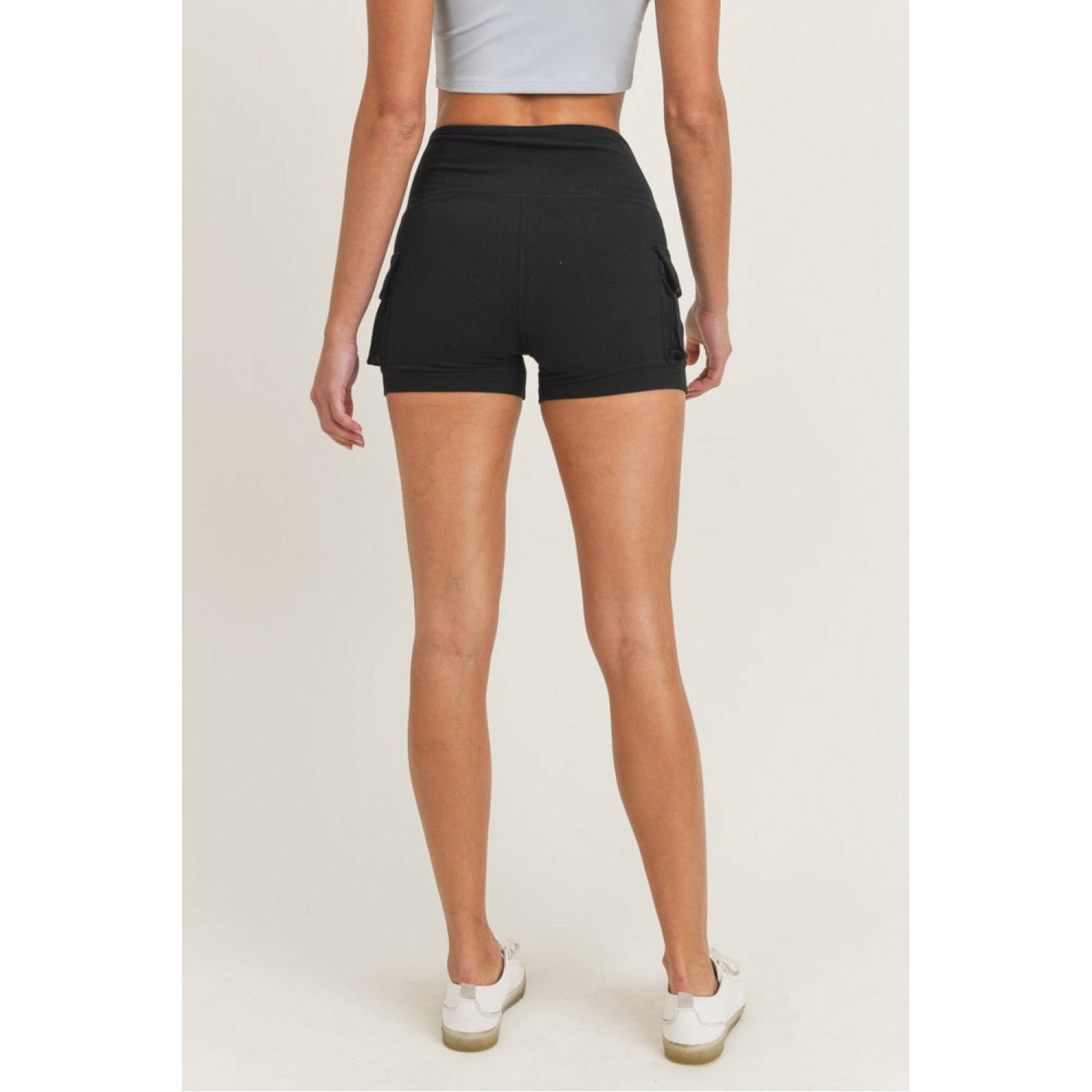 Cargo Utility Hybrid Highwaist Shorts
