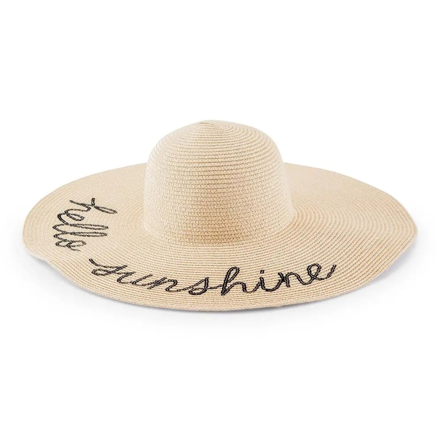 Hello Sunshine Straw Beach Hat