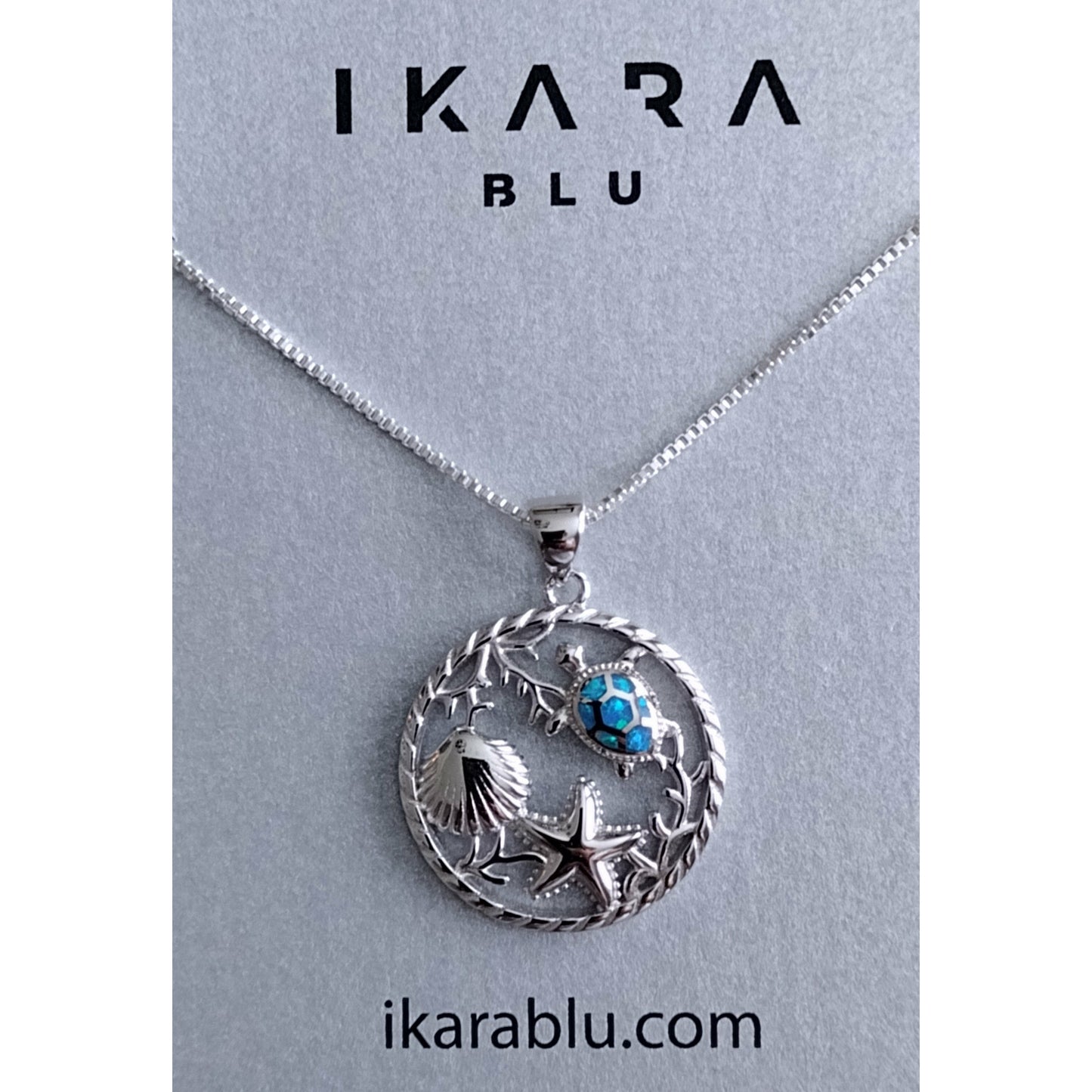 Sea Life Opal Necklace