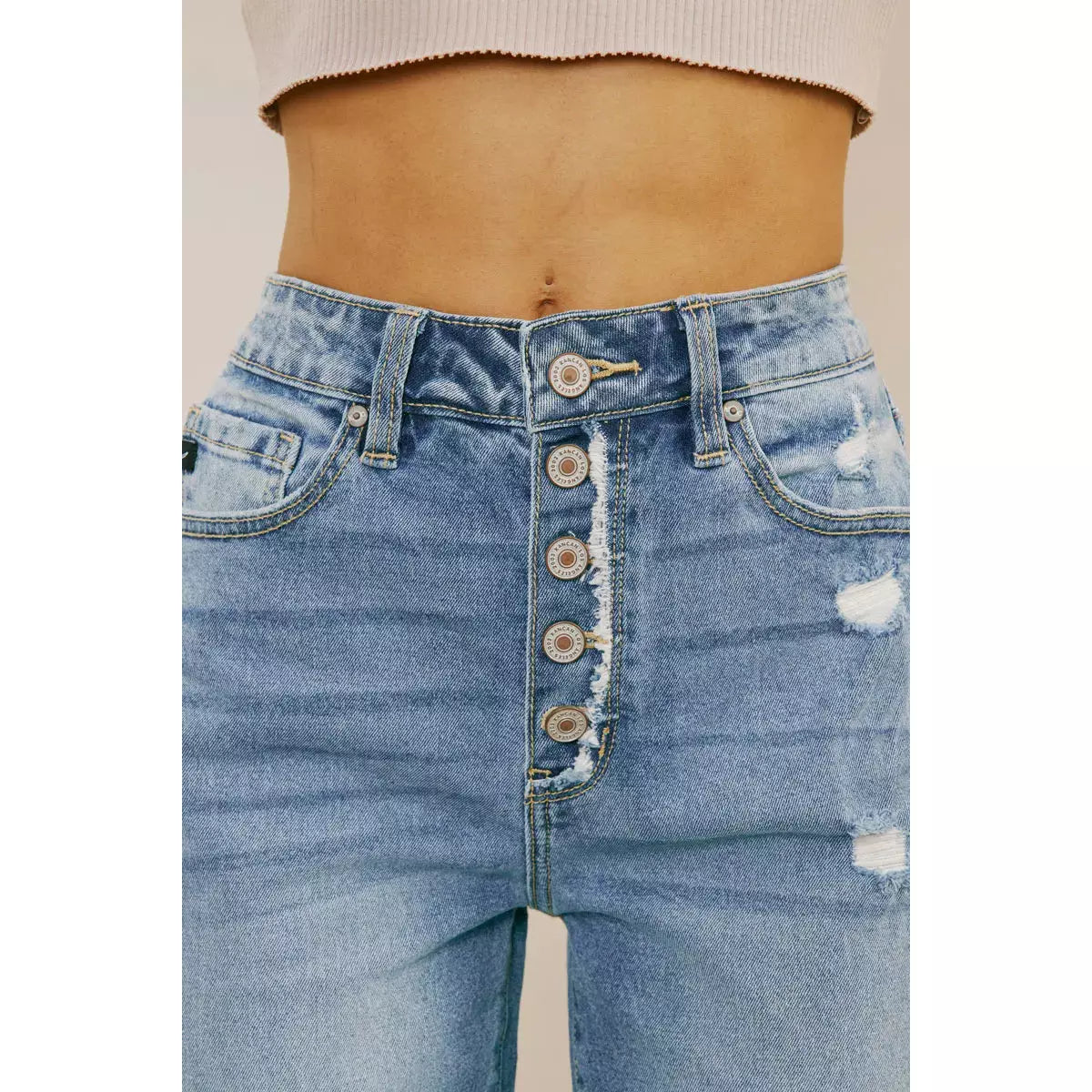 Cuffed Mom Jeans