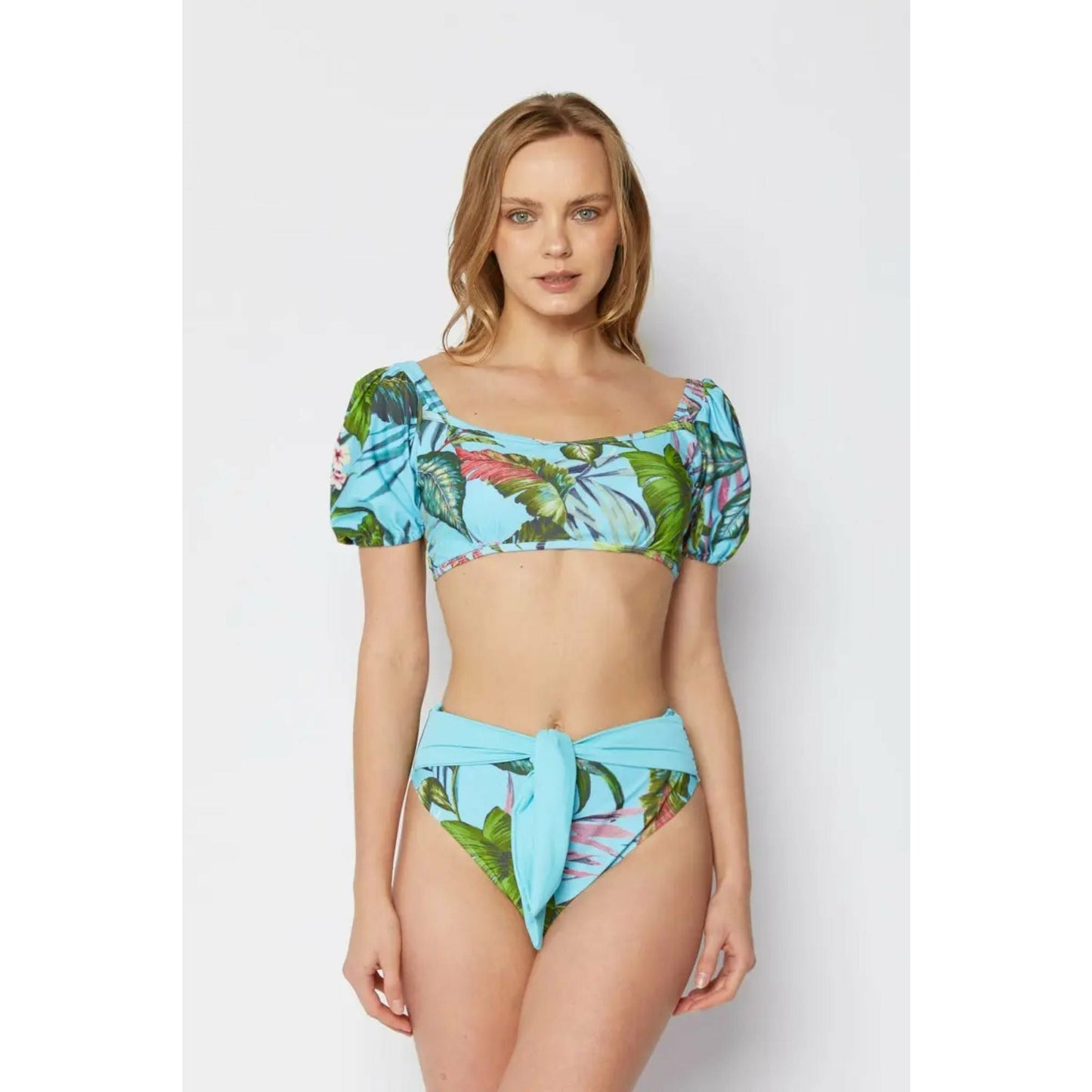 Puff Sleeve 2 pc Bikini