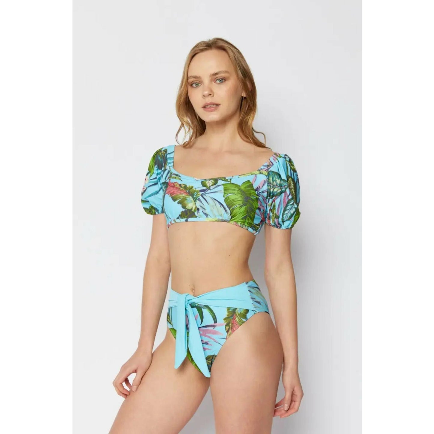 Puff Sleeve 2 pc Bikini