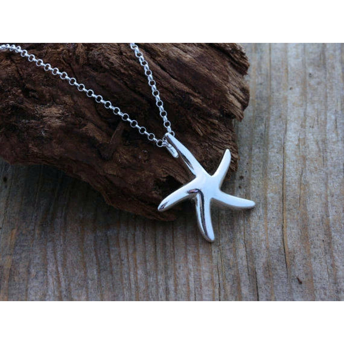 Sterling Silver Starfish Necklace