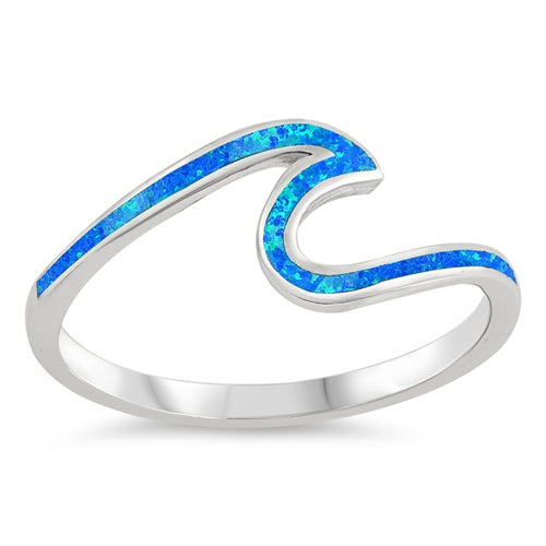 Opal Wave Ring