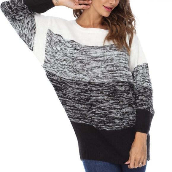 Multiblock Color Sweater