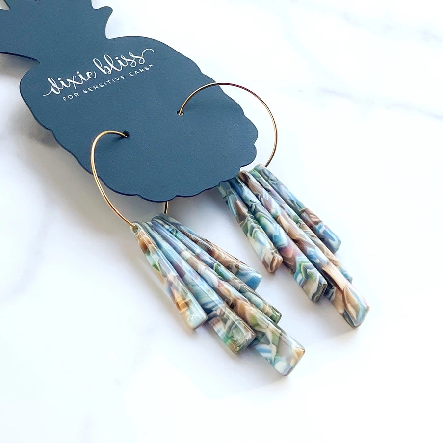 Aqua Marble Earrings