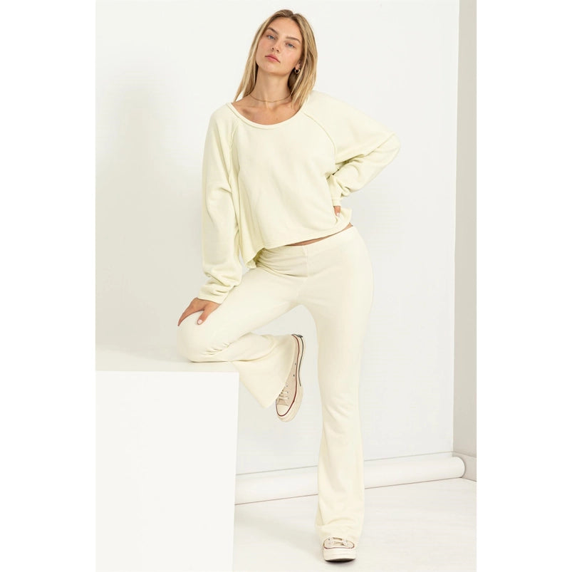 RAGLAN Sleeve Oversized Sweatshirt