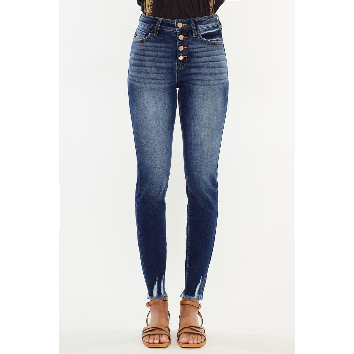 High Rise Ankle Skinny Kancan jeans