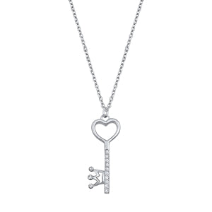 Silver Key Necklace