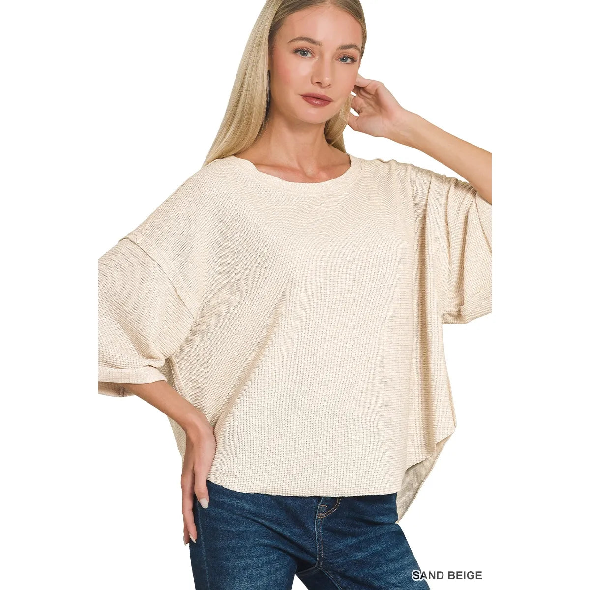 Double Knit Exposed Seam Top
