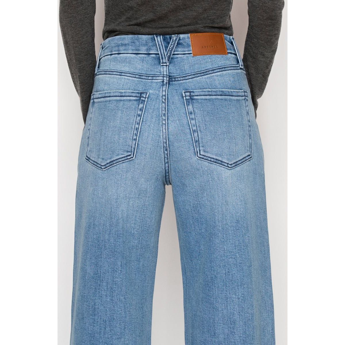 Inseam Transform Tummy Control High Rise A-Wide Jeans