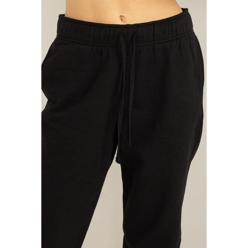 Mid-rise Drawstring Jogger Pants