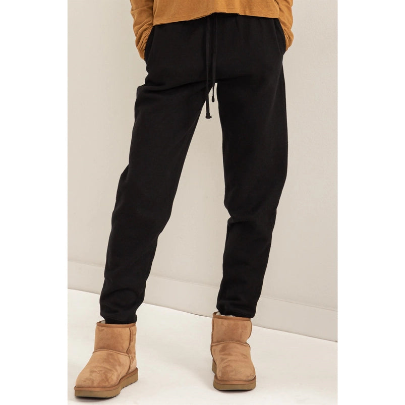 Mid-rise Drawstring Jogger Pants