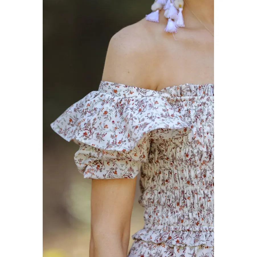 Rosemary Floral Midi Dress