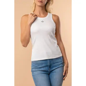 Sleeveless Solid Knit Top