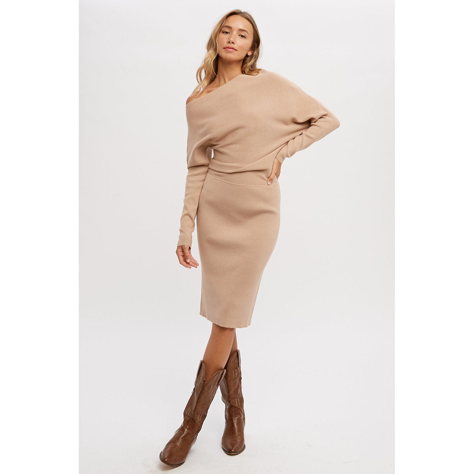 open shoulder knit dress Aran Long Sweater Dress With Open Shoulders Pink Knitted One Shoulder Dress Cable Knit Sweater/wide Sleeves/off Shoulder Sweater for Women