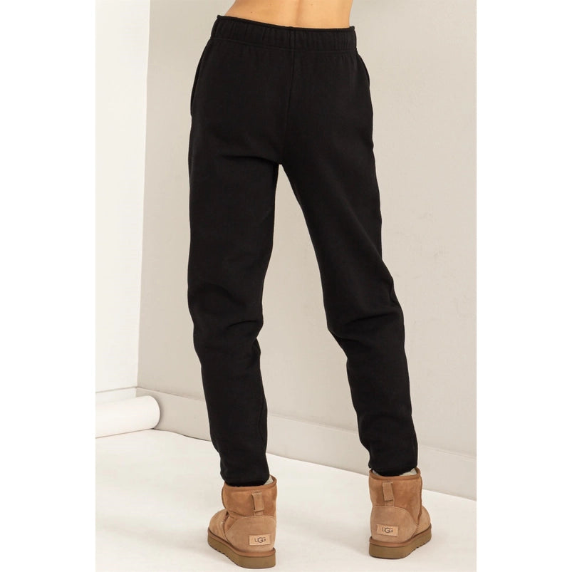 Mid-rise Drawstring Jogger Pants