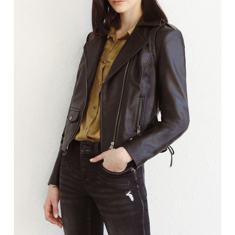 Kancan Ryder Black Leather Jacket